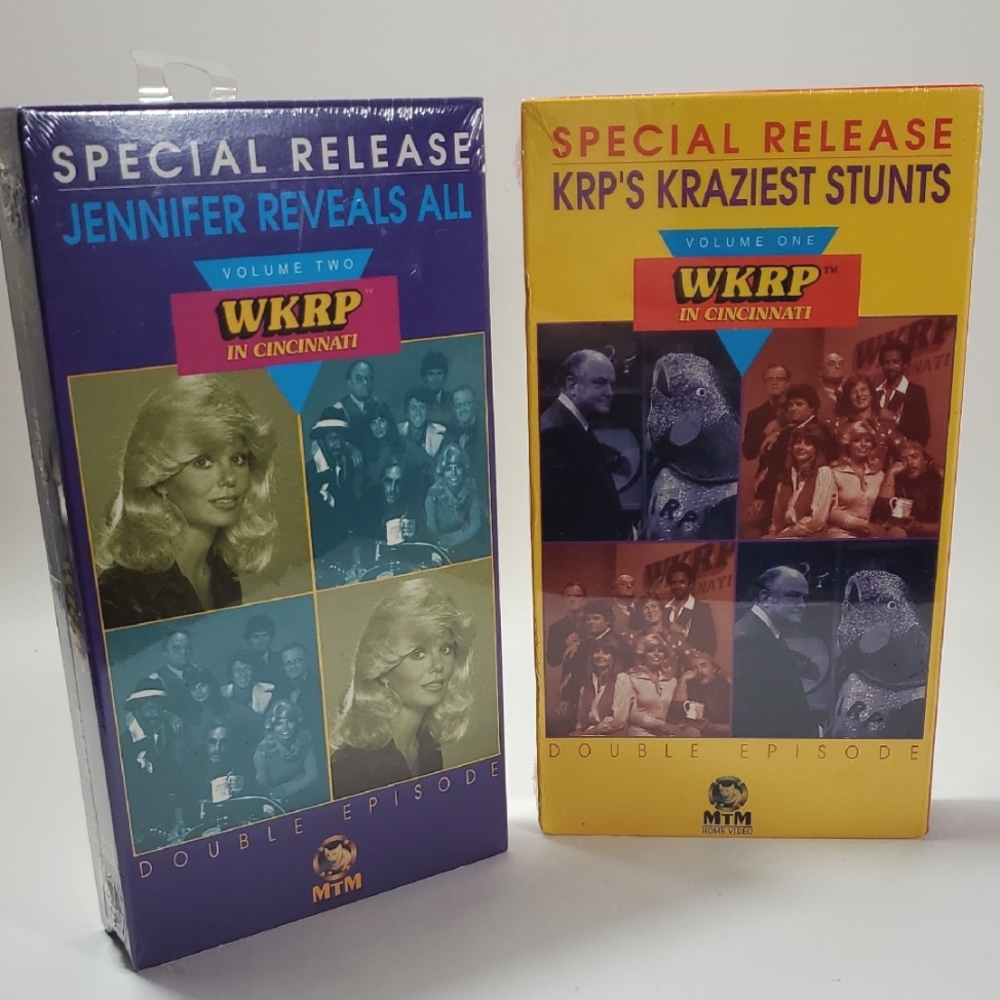 Vintage, WKRP in Cincinnati VHS, Set.of 2